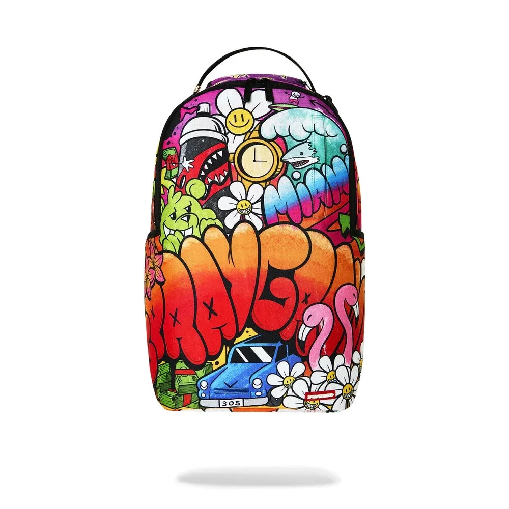 Sprayground Timewave Backpack Unisex Multi Laptop Sleeve Top Handle Bag GBS235